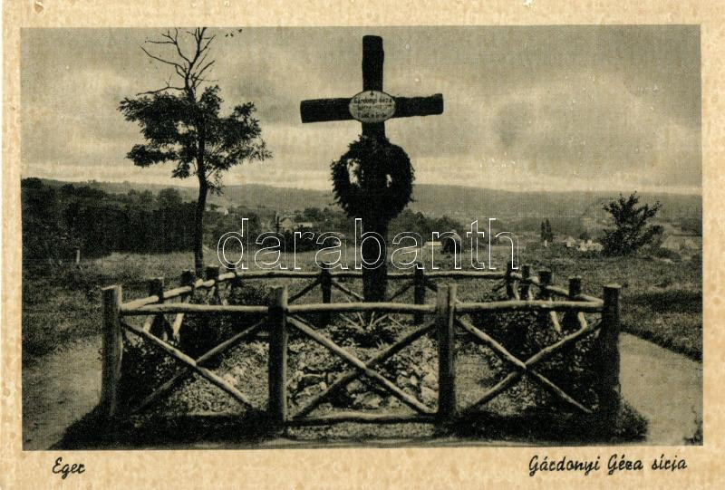Eger, Gárdonyi Géza sírja