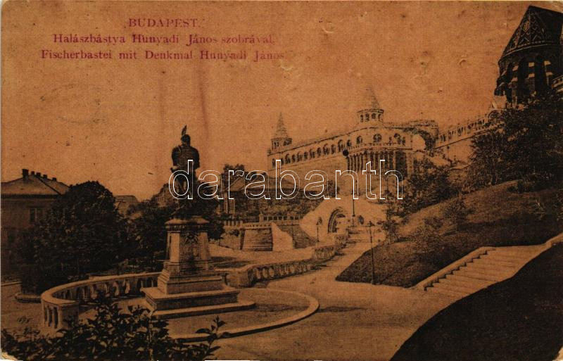 Budapest I. Halászbástya, Hunyadi János szobra