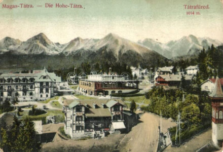 Tátrafüred, Bad Alt-Schmecks, Stary Smokovec; Maurer Adolf vendéglője, kávéház; Divald Károly / restaurant, cafe (EK)