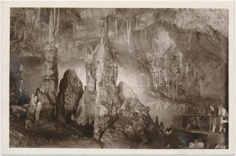 Aggtelek, cseppkőbarlang, Oszlopcsoport a főágban