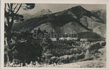 Tátra, Barlangliget, szanatórium / sanatorium