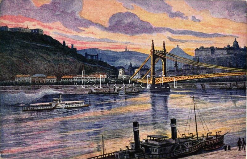 Budapest, Erzsébet híd, SS Matra