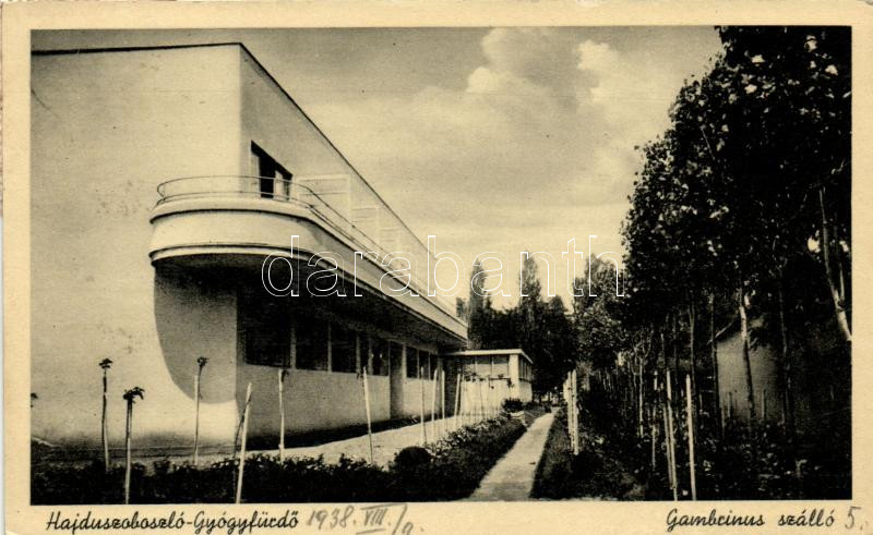 Hajdúszoboszló,-gyógyfürdő, Gambrinus szálló