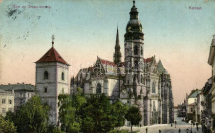 Kassa, Kosice; Dóm, Orbán torony / dome, tower (Rb)