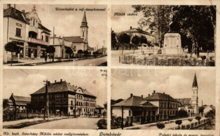 Dombóvár, utca, Polgári iskola, Kir. kath. Esterházy Miklós nádor reálgimnázium (EK)