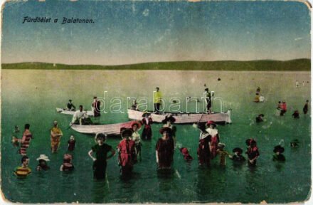 Balaton, fürdőélet, Divald és Monostory