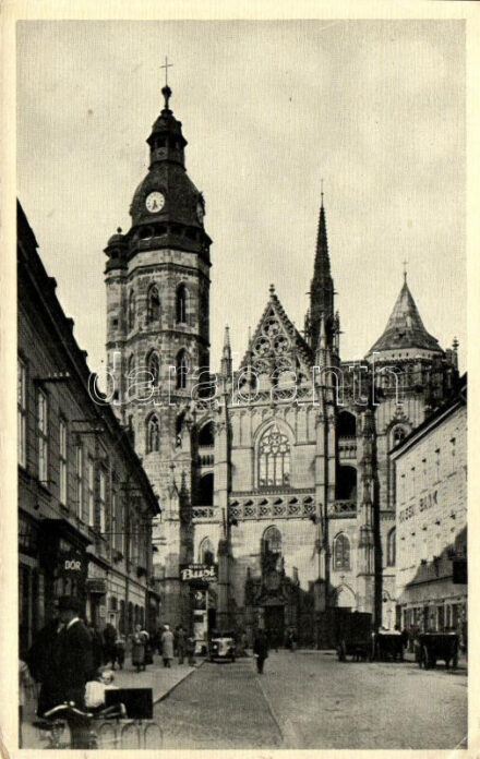 Kassa, Kosice; dóm / dome, vissza So. Stpl (EK)
