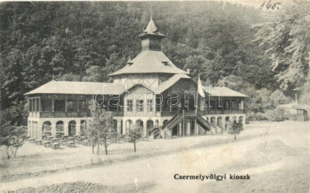 Kassa, Kosice; Csermelyvölgyi kioszk, kiadja László Béla / valley, kiosk (EK)