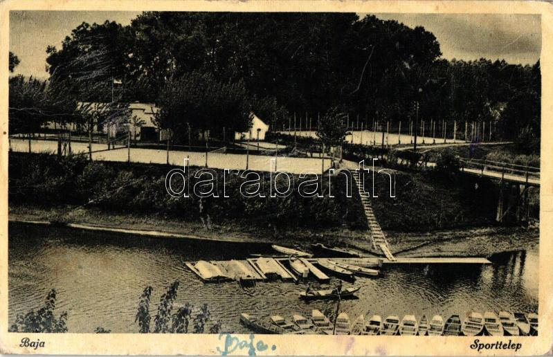 Baja, sporttelep, csónakok (fa)