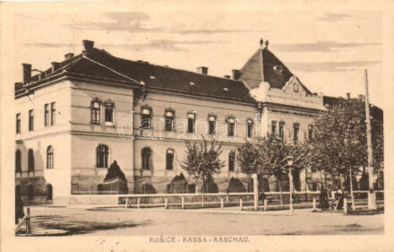 Kassa, Kosice; Magyar királyi állami bábaképző / midwifery training, '1938 Kassa visszatért' So. Stpl