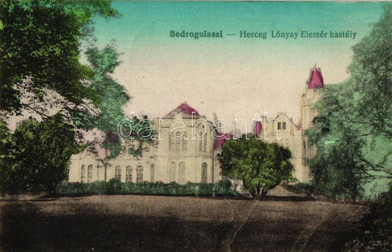 Bodrogolaszi, Herceg Lónyai Elemér kastélya