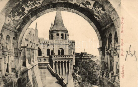 Budapest I. Mátyás lépcső, Halászbástya; Taussig Arthur, Budapest