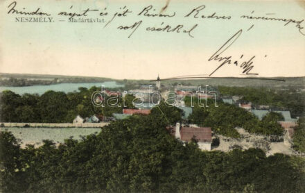 Neszmély, Madártávlat; kiadja Bornstein Jakab