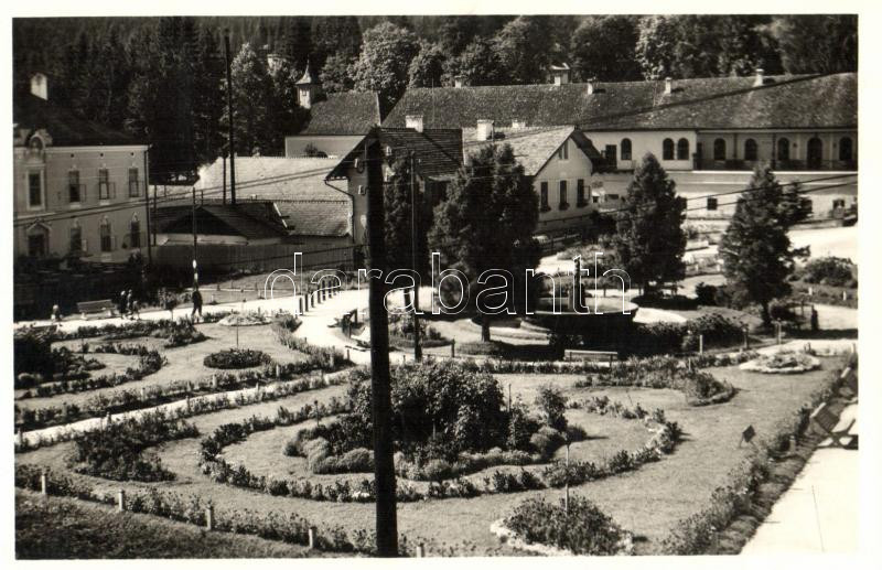 Borszék, park / park