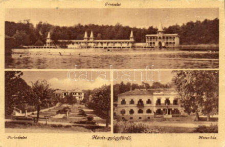 Hévíz-gyógyfürdő, tó, park, Hetes-ház (EK)