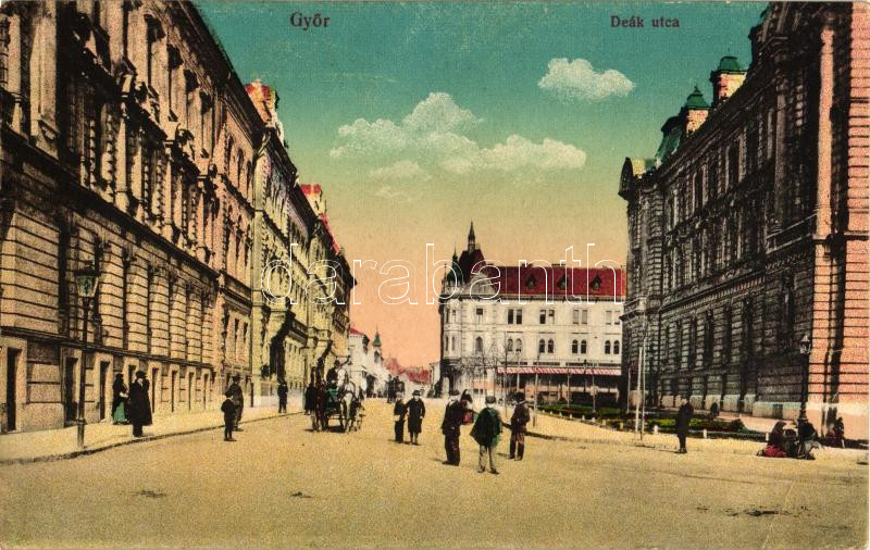 Győr, Deák utca, Kisfaludy kávéház (EB)