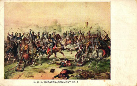Rátky Lajos de Salamonfalva Aspern előtt 1809-ben / K.u.K. Husaren-Regiment Nr. 7. (EB)