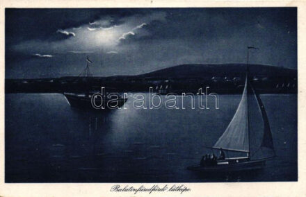 Balatonfüred-fürdő, Vitorlás, gőzhajó