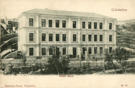 Crikvenica, elemi iskola / Pucka Skola / school