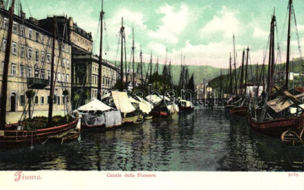 Fiume, Canals, Fiumara, ships