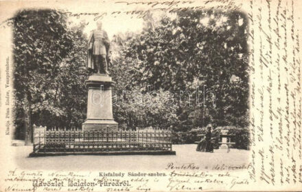 Balatonfüred, Kisfaludy Sándor szobra