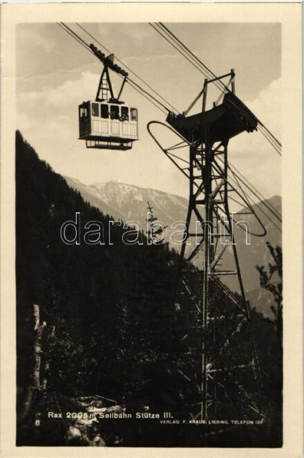 Rax, Seilbahn Stütze II / cable car