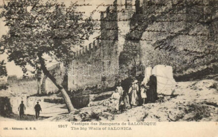Thessaloniki, Salonica; 'Vestiges des Remparts de Salonique' / walls of Thessaloniki