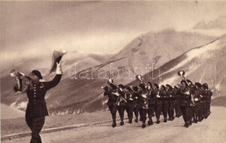 'Fanfare de Chasseurs Alpins' / marching band of the Alpine Hunters, French military (EB)