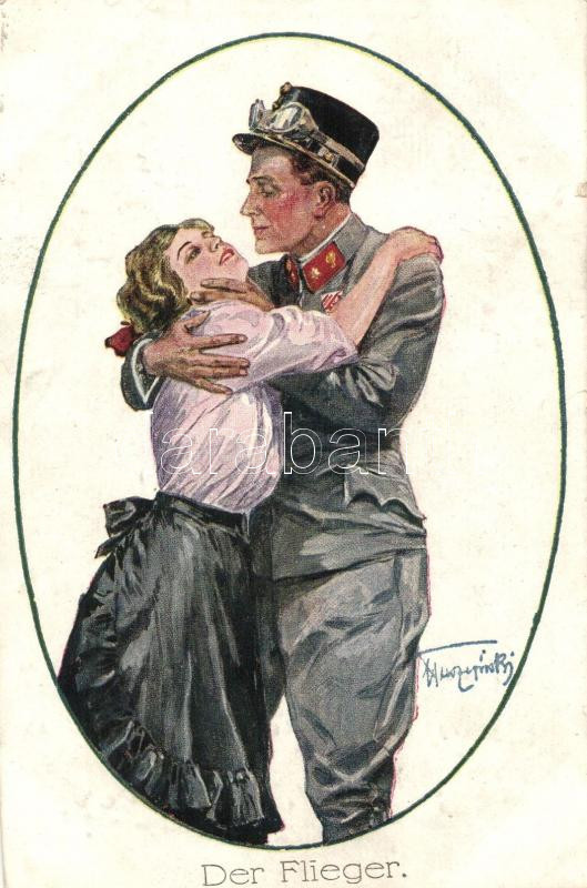 'Der Flieger' / 'The Aviator', artist signed (b)