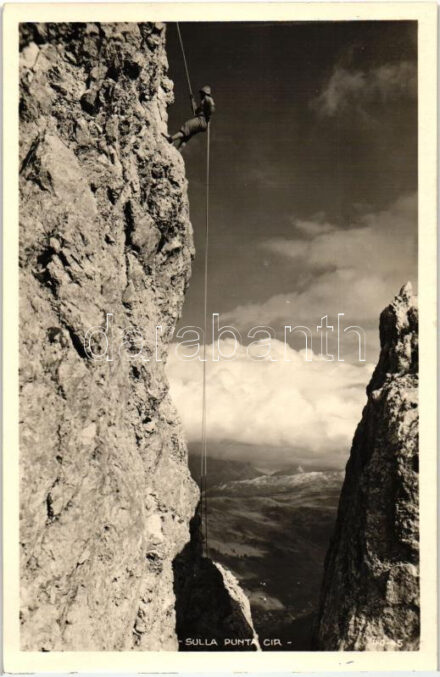 Punta Cir / Pizes de Cir / mountain climber