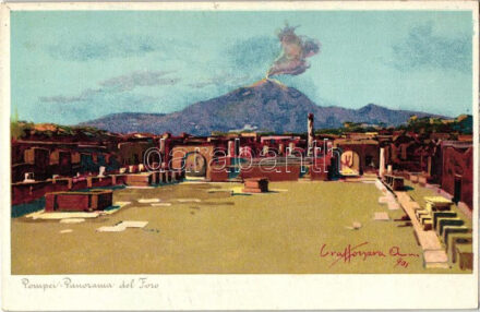 Pompei, Foro, E. Ragozino litho s: Craffonara