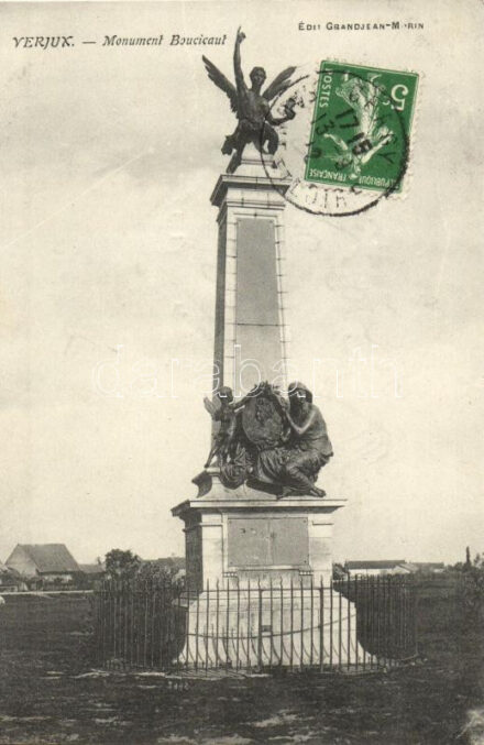 Verjux, Monument Boucicaut / statue (EK)