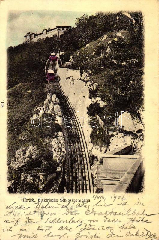 Graz, Elektrische Schlossbergbahn / electric funicular