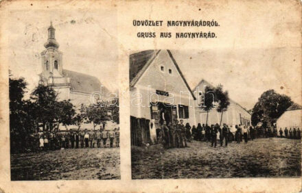 Nagynyárád, templom, üzlet (fa)