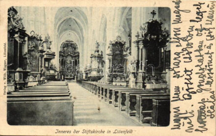 Lilienfeld, 'Inneres der Stiftskirche' / church interior