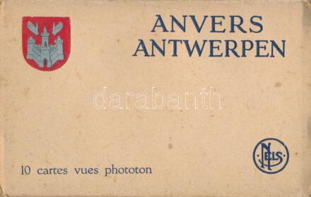 Antwerp, Anvers; - postcard booklet with 10 cards