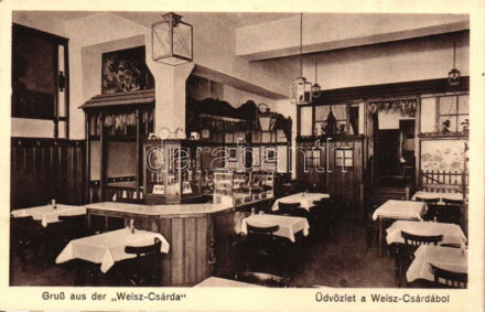 Berlin; Kommandantenstrasse 28., Weisz Csárda / Hungarian restaurant interior (EM)