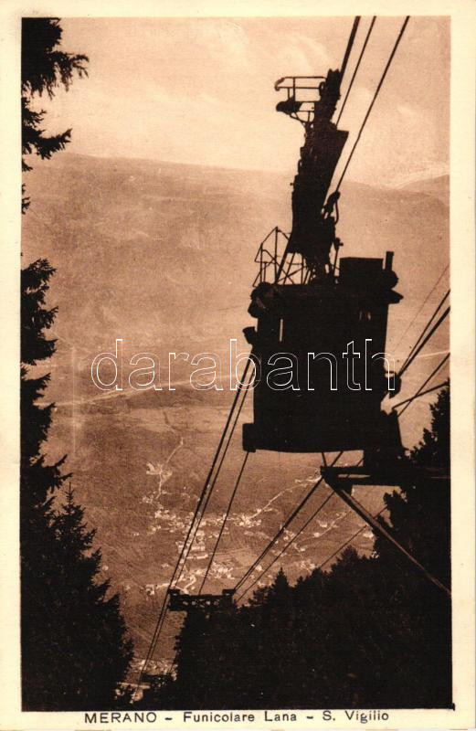 Merano, Meran; Funicolare Lana - S. Vigilio / funicular, cable car