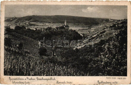 Gundelsheim am Neckar; Dreiburgenblick Ehrenburg, Horneck, Guttenberg / three town view (EK)