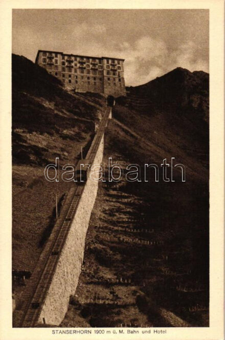 Stanserhorn; Hotel Stanserhorn, funicular