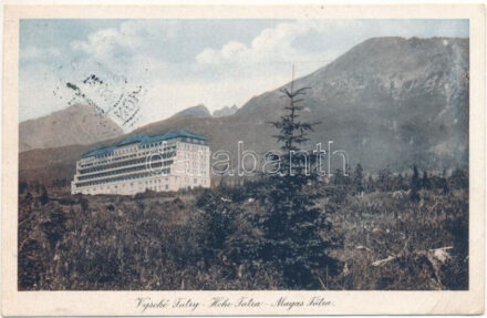 Újtátrafüred, Novy Smokovec; Dr. Szontagh-féle szanatórium / sanatorium (EB)