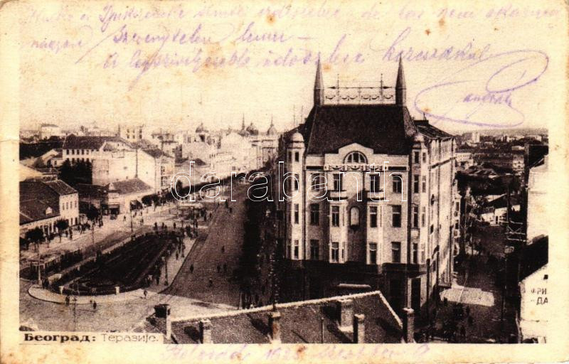 Belgrade, Beograd; Terazije / main square, Hotel Moskva (fl)