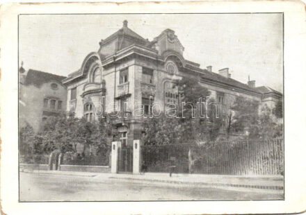 Budapest VI. Gábor fiúnevelőintézet, Munkácsy utca 21. (EK)