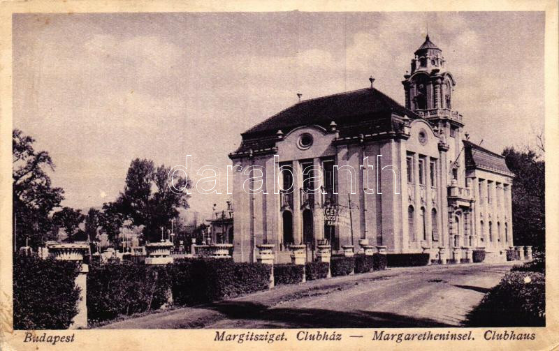 Budapest XIII. Margitsziget, Clubház (Rb)