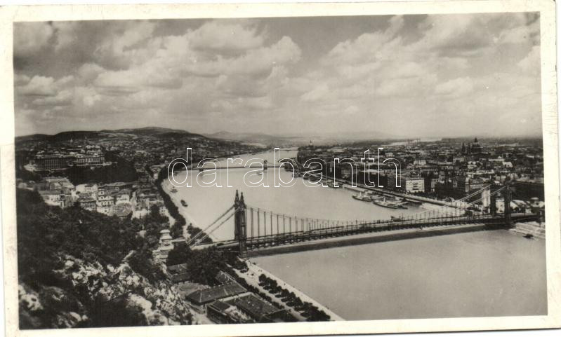 Budapest, kilátás a Gellért-hegyről (EK)