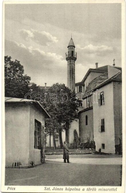 Pécs, Szent János kápolna, Török minaret