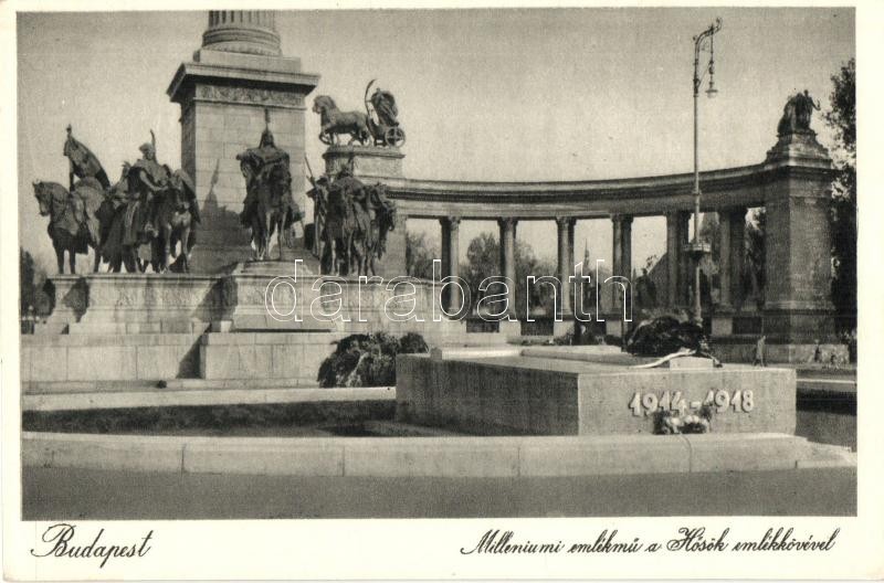 Budapest XIV. Milleniumi emlékmű, Hősök emlékköve