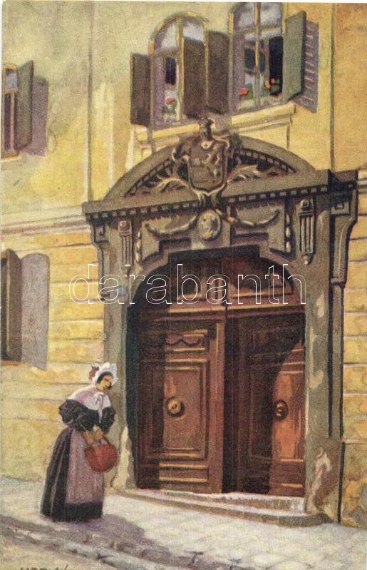 Budapest I., Empire-ház a Donát utcában Hornyánszky Viktor R.T., s: Horváth