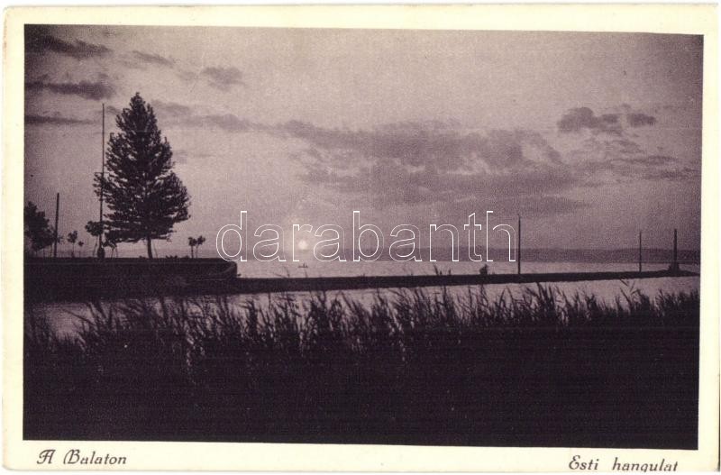 A Balaton. Esti hangulat