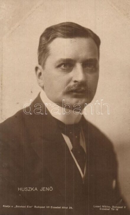 Huszka Jenő, magyar zeneszerző. Labori Miklós 'Színházi Élet' / Hungarian composer